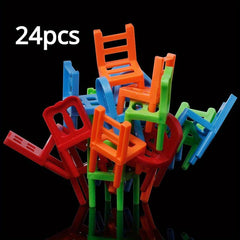 Interactive DIY Chair Toys Puzzle Balance Jenga Chair Toys