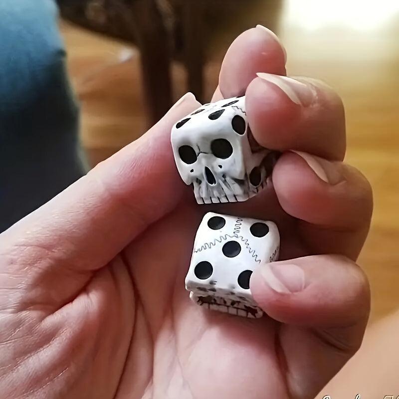 Skull Shaped Novelty Game Dices for Holiday