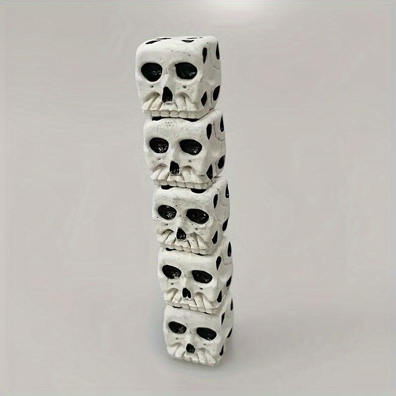Skull Shaped Novelty Game Dices for Holiday