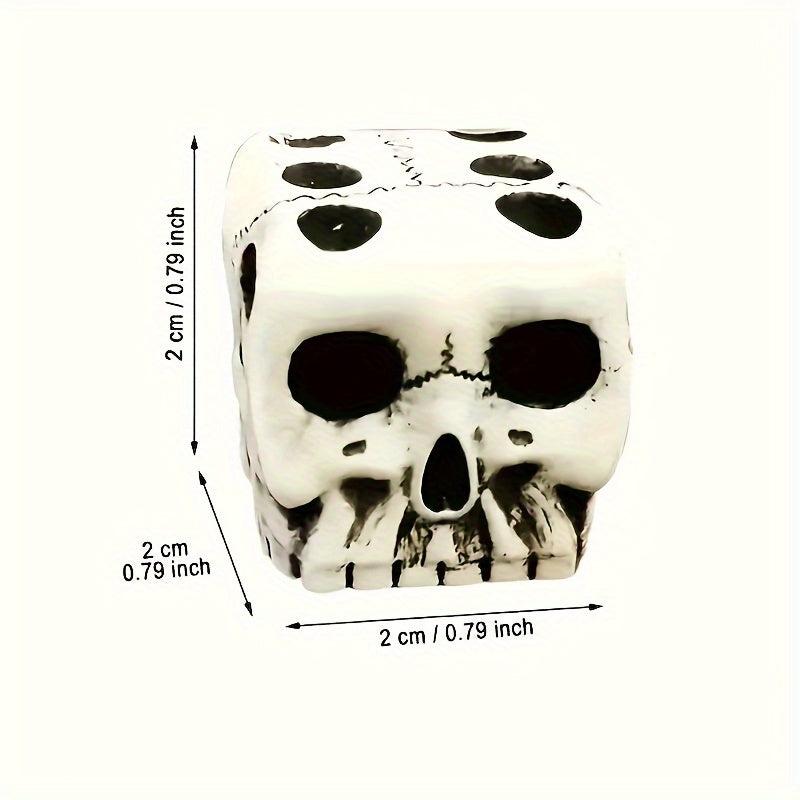 Skull Shaped Novelty Game Dices for Holiday