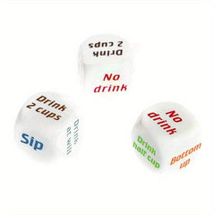 2pcs Drinking Dice Party Game Accessories