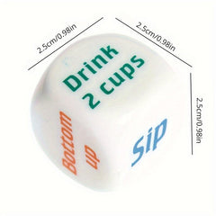 2pcs Drinking Dice Party Game Accessories