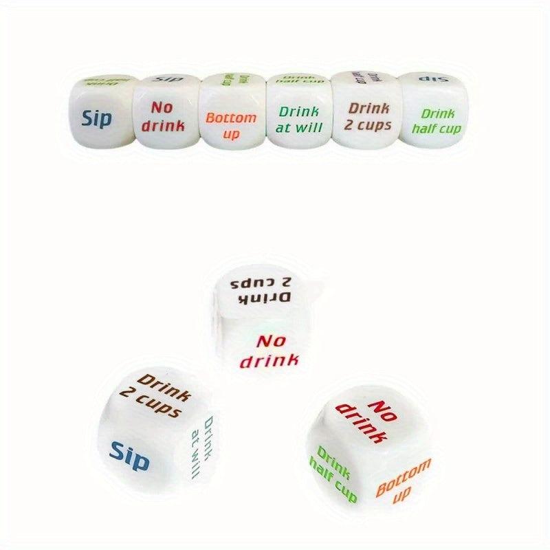 2pcs Drinking Dice Party Game Accessories