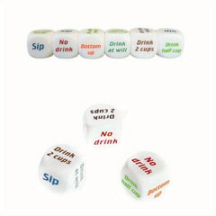 2pcs Drinking Dice Party Game Accessories