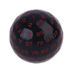 100 Sided Acrylic Dice for RPGs and Clubs