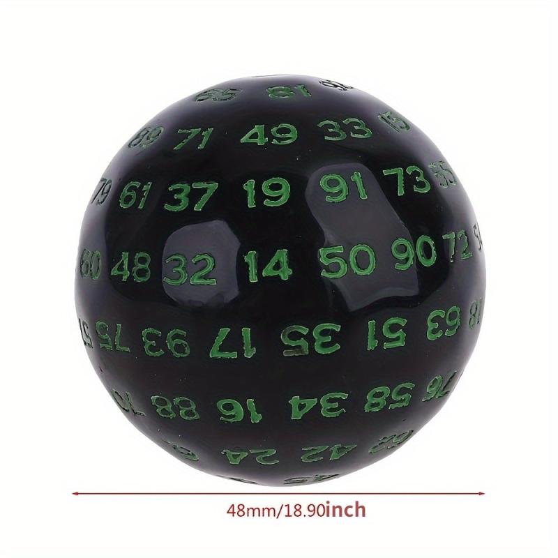 100 Sided Acrylic Dice for RPGs and Clubs