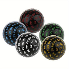 100 Sided Acrylic Dice for RPGs and Clubs