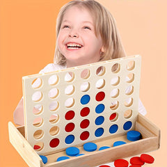 Wooden Puzzle 4-in-1 Chess Interactive Game Christmas
