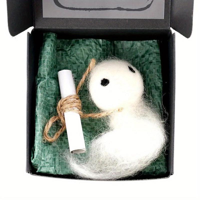 Halloween Ghost Doll w/ Book of Contract Spooky Pocket Ghost Toy
