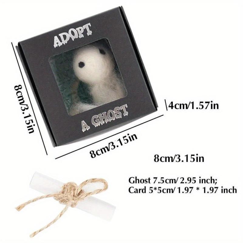Halloween Ghost Doll w/ Book of Contract Spooky Pocket Ghost Toy