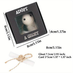 Halloween Ghost Doll w/ Book of Contract Spooky Pocket Ghost Toy