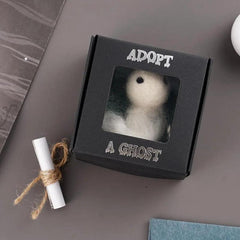 Halloween Ghost Doll w/ Book of Contract Spooky Pocket Ghost Toy