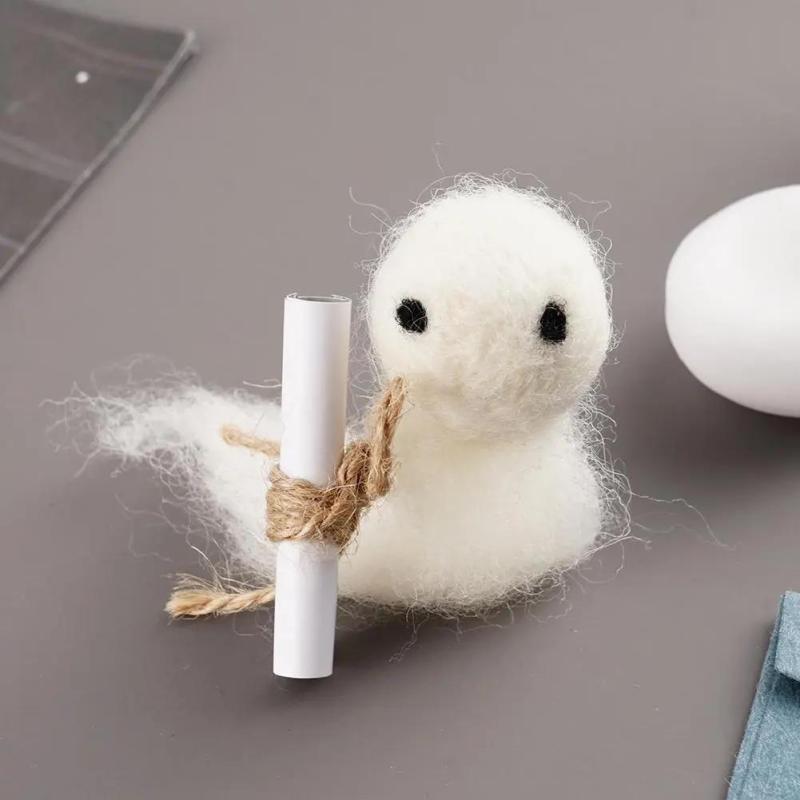 Halloween Ghost Doll w/ Book of Contract Spooky Pocket Ghost Toy
