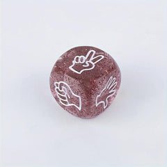 3pcs 20MM Translucent Dice Set For Board Game Christmas Gift