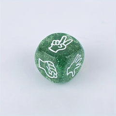 3pcs 20MM Translucent Dice Set For Board Game Christmas Gift