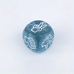 3pcs 20MM Translucent Dice Set For Board Game Christmas Gift