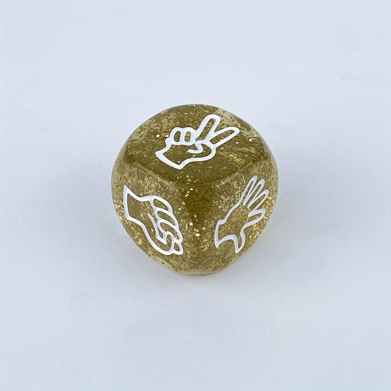 3pcs 20MM Translucent Dice Set For Board Game Christmas Gift