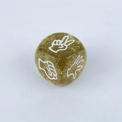 3pcs 20MM Translucent Dice Set For Board Game Christmas Gift