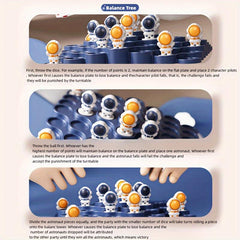 Spaceman Desktop Game Stacking Astronaut Balance Tree Toy