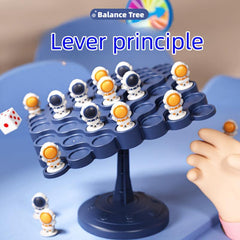 Spaceman Desktop Game Stacking Astronaut Balance Tree Toy