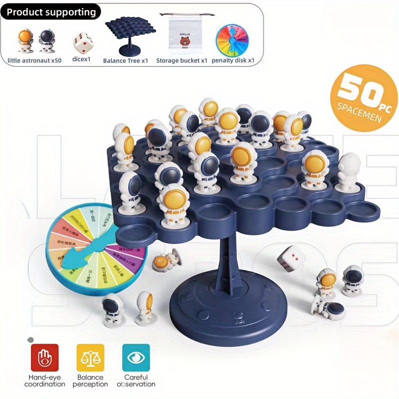 Spaceman Desktop Game Stacking Astronaut Balance Tree Toy
