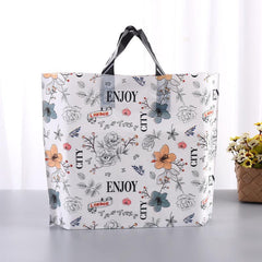 Flower Printing Boring Tote Bag Toy Car Handbag British Style Tote Bag