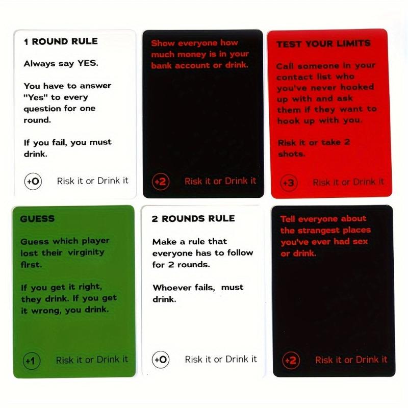RISK IT OR DRINK IT College Party Game Christmas Gift