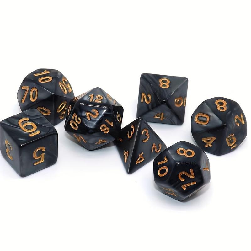 7pcs Polyhedral Dice Set for Board Game and Party