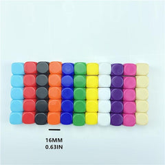 10pcs Funny DIY Dice Set 16mm Hexagon Acrylic Dice for Board Games