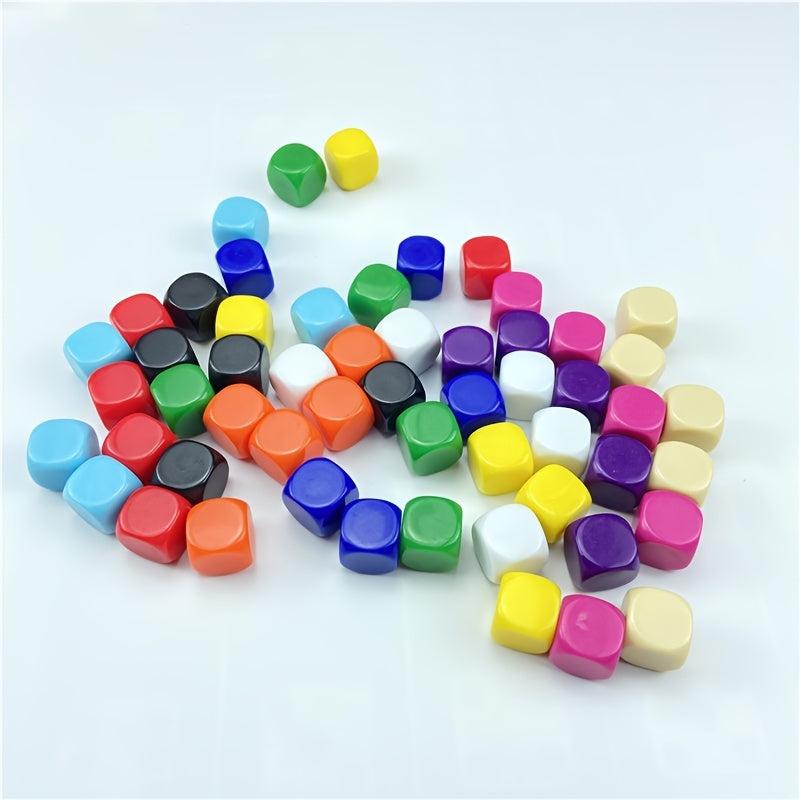 10pcs Funny DIY Dice Set 16mm Hexagon Acrylic Dice for Board Games