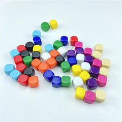 10pcs Funny DIY Dice Set 16mm Hexagon Acrylic Dice for Board Games