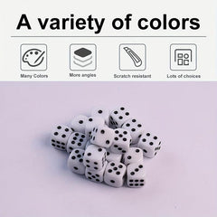 10pcs Toy Dices For Parties Player Games Fun Casual Board Game Dices