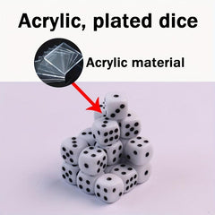 10pcs Toy Dices For Parties Player Games Fun Casual Board Game Dices