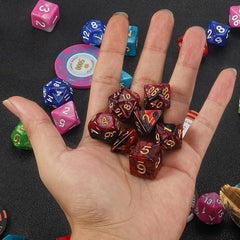 Polyhedral Dice Set for RPG Table Games