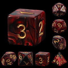 Polyhedral Dice Set for RPG Table Games