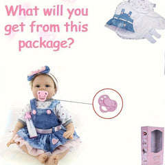 22'' Realistic Reborn Dolls Soft Silicone Vinyl Reborn Dolls