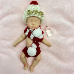 4 Inch Mini Palm Silicone Dolls Full Body Soft Solid Silicone Reborn Dolls