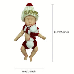 4 Inch Mini Palm Silicone Dolls Full Body Soft Solid Silicone Reborn Dolls