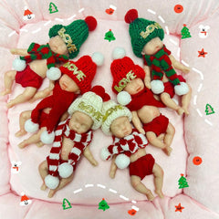 4 Inch Mini Palm Silicone Dolls Full Body Soft Solid Silicone Reborn Dolls
