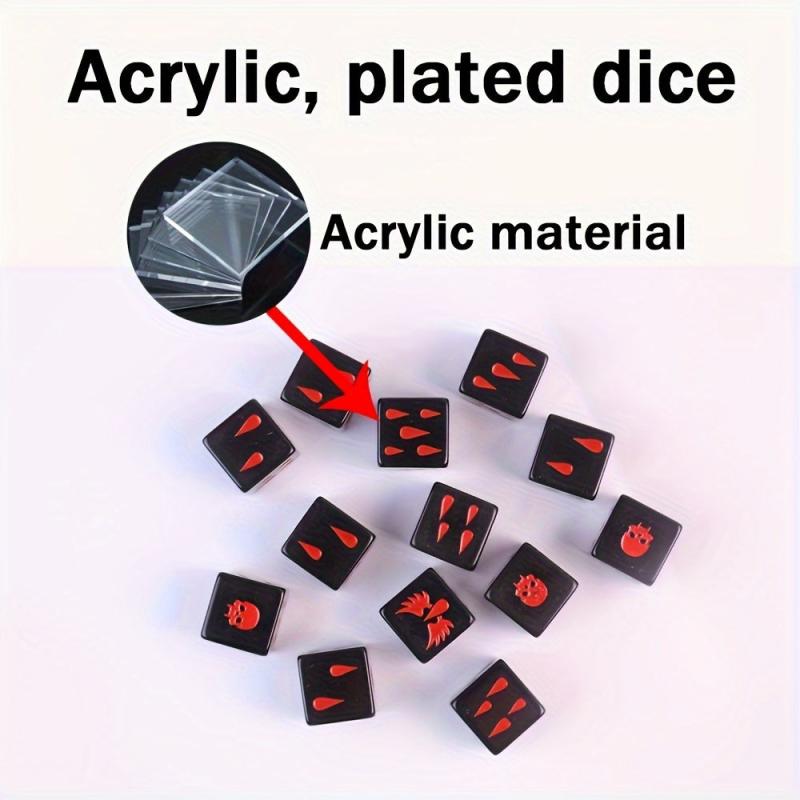 5pcs Multiplayer Party Game Dice Set Fun Casual Games Family Gatherings