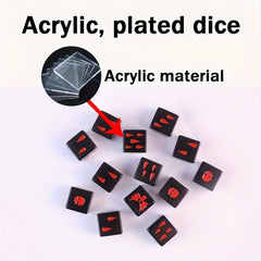 5pcs Multiplayer Party Game Dice Set Fun Casual Games Family Gatherings