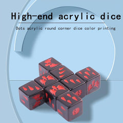 5pcs Multiplayer Party Game Dice Set Fun Casual Games Family Gatherings