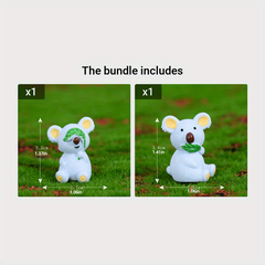 1pc Simulated Koala DIY Creative Toy Handicraft Micro Landscape Ornaments
