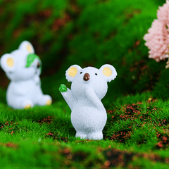 1pc Simulated Koala DIY Creative Toy Handicraft Micro Landscape Ornaments