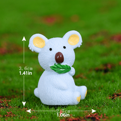 1pc Simulated Koala DIY Creative Toy Handicraft Micro Landscape Ornaments