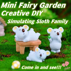 1pc Simulated Koala DIY Creative Toy Handicraft Micro Landscape Ornaments