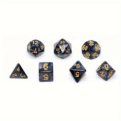 7pcs Polyhedral Dice Set for Board Game - Gift for Christmas Halloween