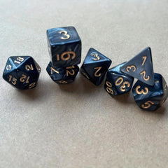 7pcs Polyhedral Dice Set for Board Game - Gift for Christmas Halloween