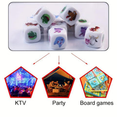 5pcs Essential Dices for Fun Party Games in Bars and Clubs