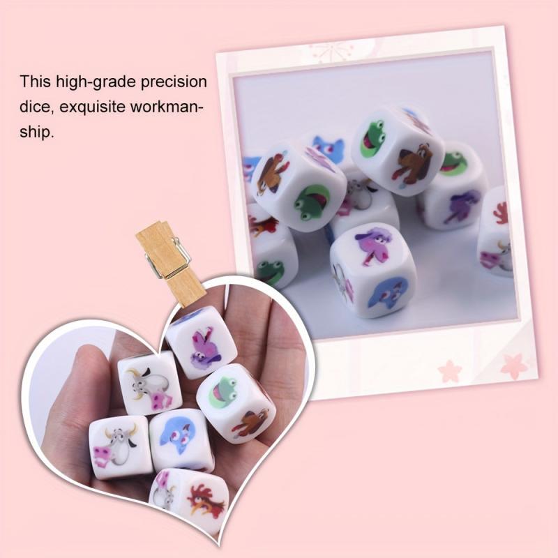 5pcs Essential Dices for Fun Party Games in Bars and Clubs